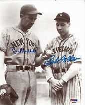 Carl Hubbell and Bob Feller